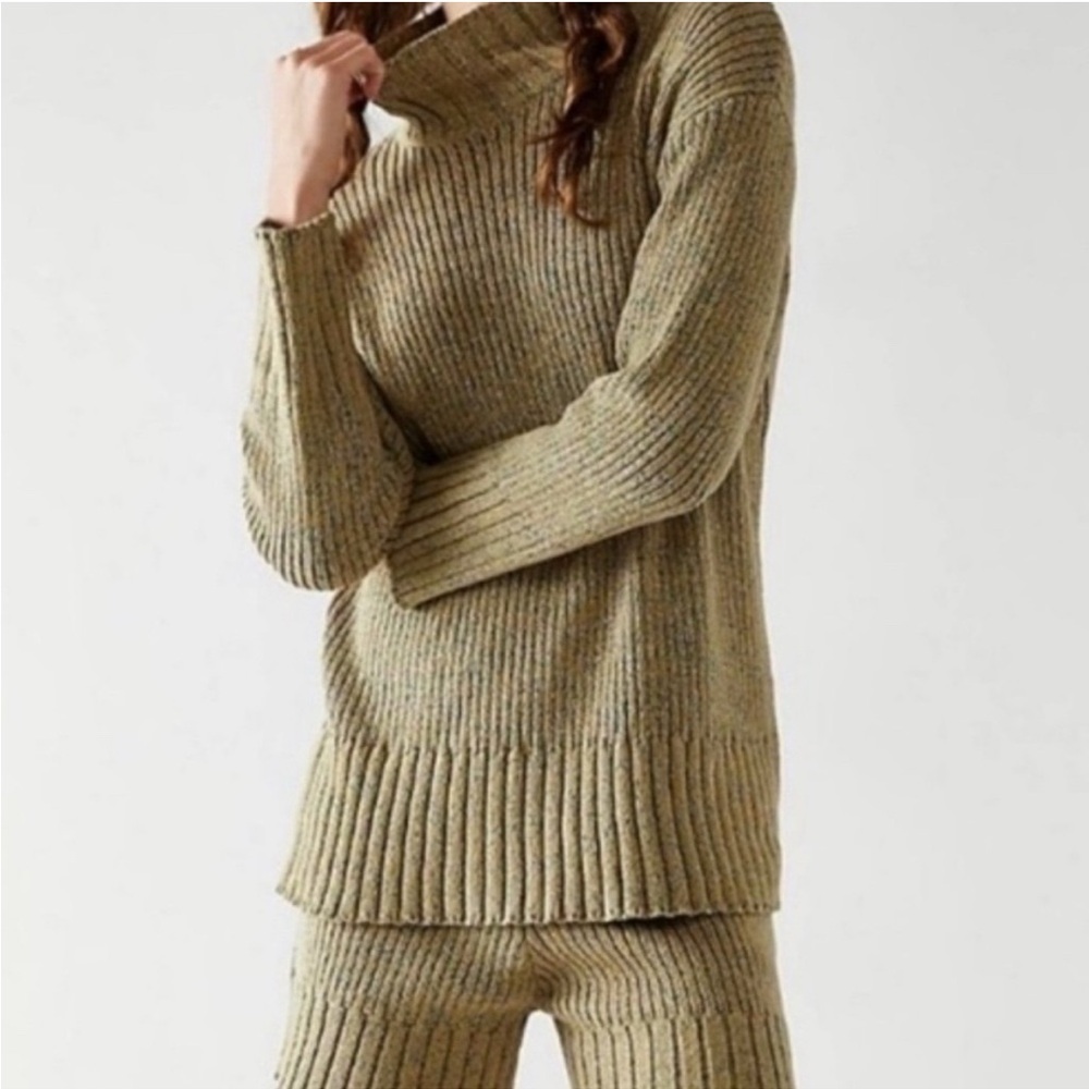 FPBeach Trez Ribbed Knit Sweater Green/ Khaki